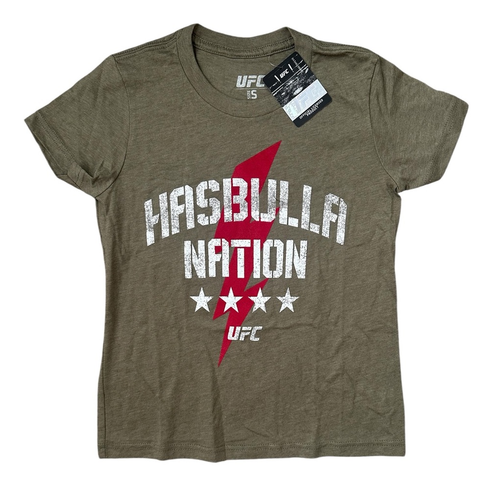 UFC Hasbulla Nation Olive Shirt T-Shirt Tee Men Women Youth Unisex NWT $25 MSRP